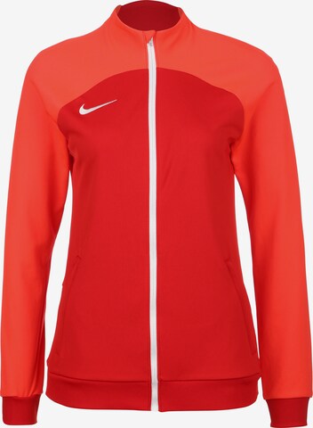 NIKE Athletic Jacket in Red: front