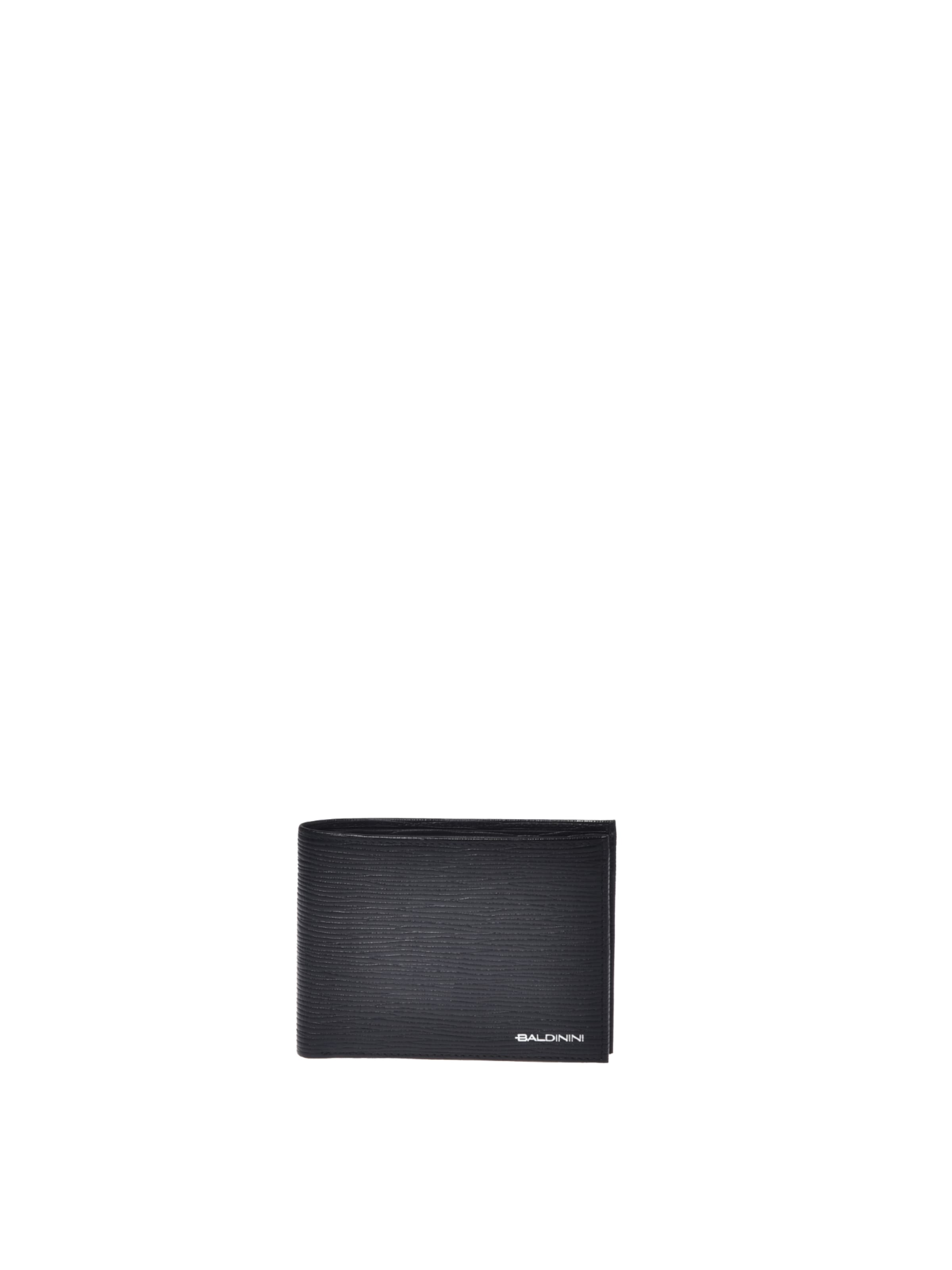BALDININI Wallet in Black: front