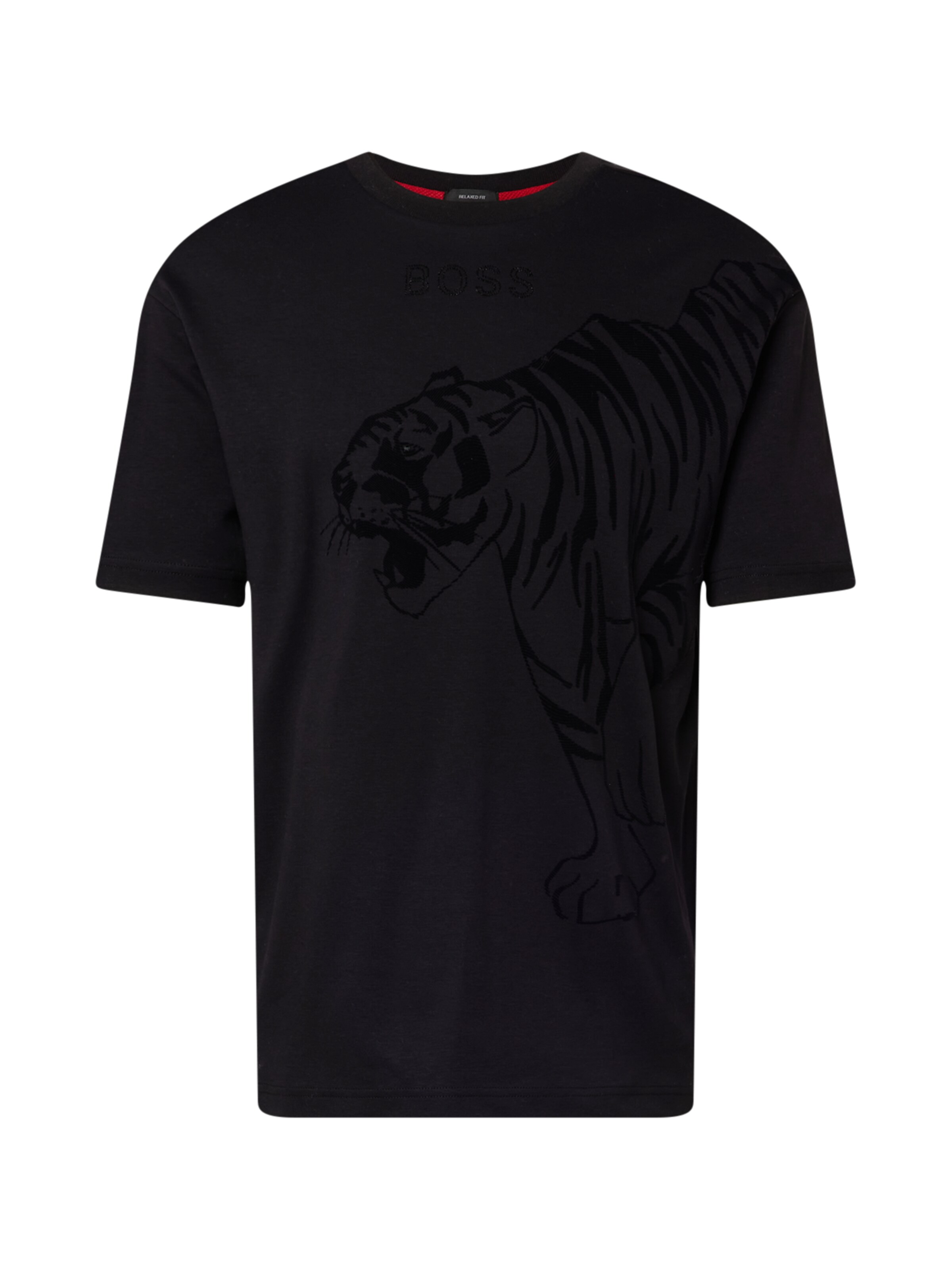 Abbigliamento Taglie comode BOSS ATHLEISURE Maglietta in Nero Abbigliamento Taglie comode BOSS ATHLEISURE Maglietta in Nero