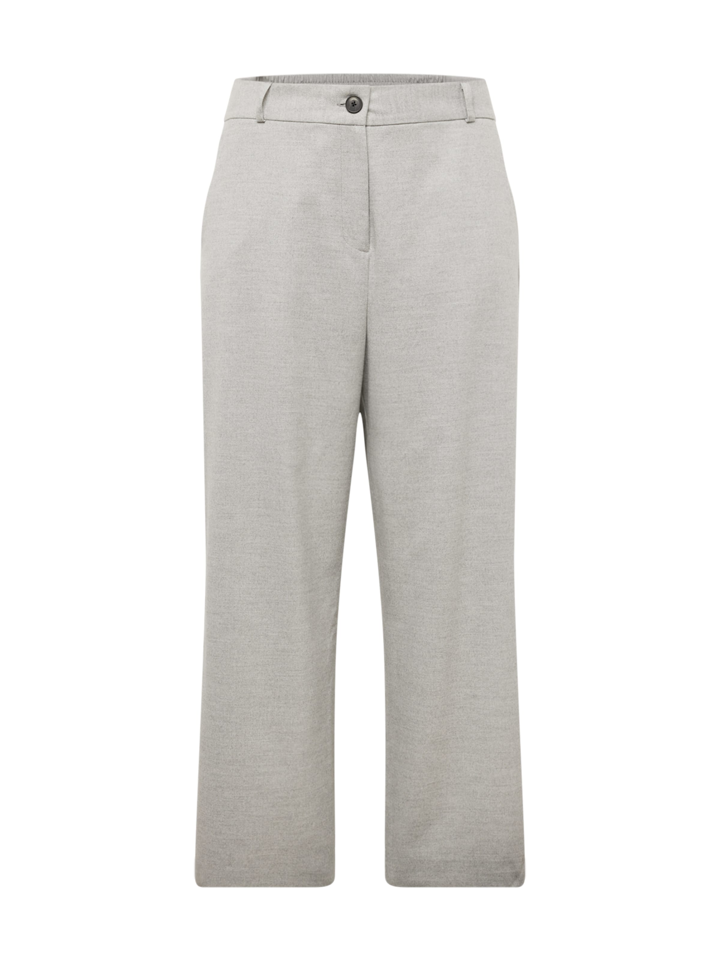 River Island Plus Wide leg Trousers in Grey: front
