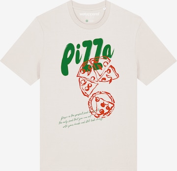 Watapparel Shirt 'Pizza' in White: front
