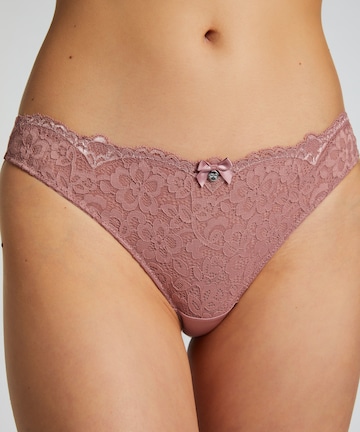 Hunkemöller Thong 'Marine' in Pink: front