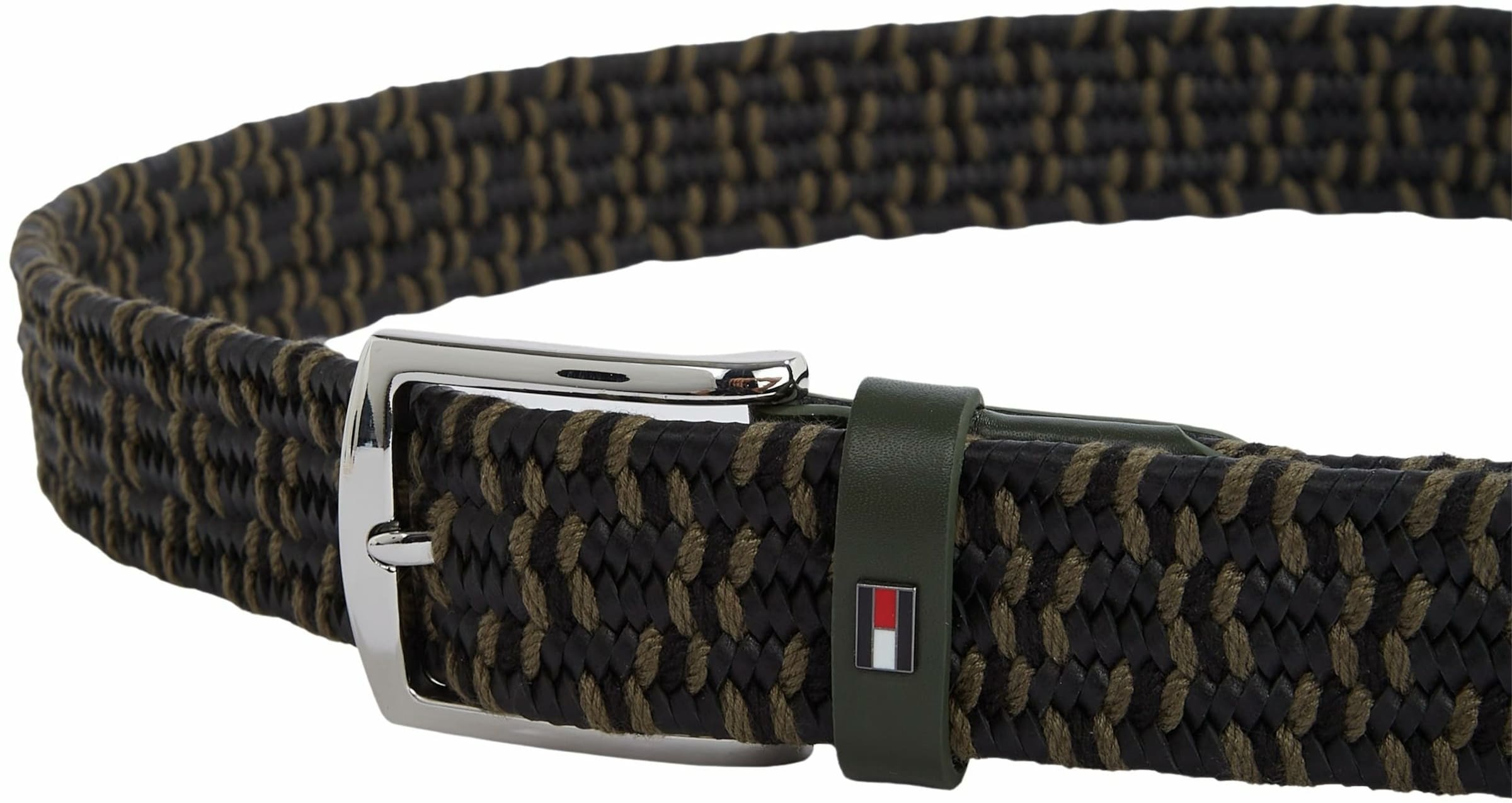TOMMY HILFIGER Belt 'Denton' in Green