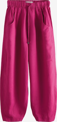 Pantaloni con pieghe di Next in rosa: frontale