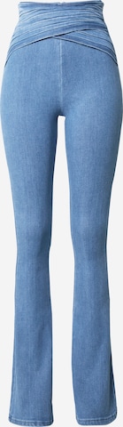 Misspap Flared Jeans in Blue: front