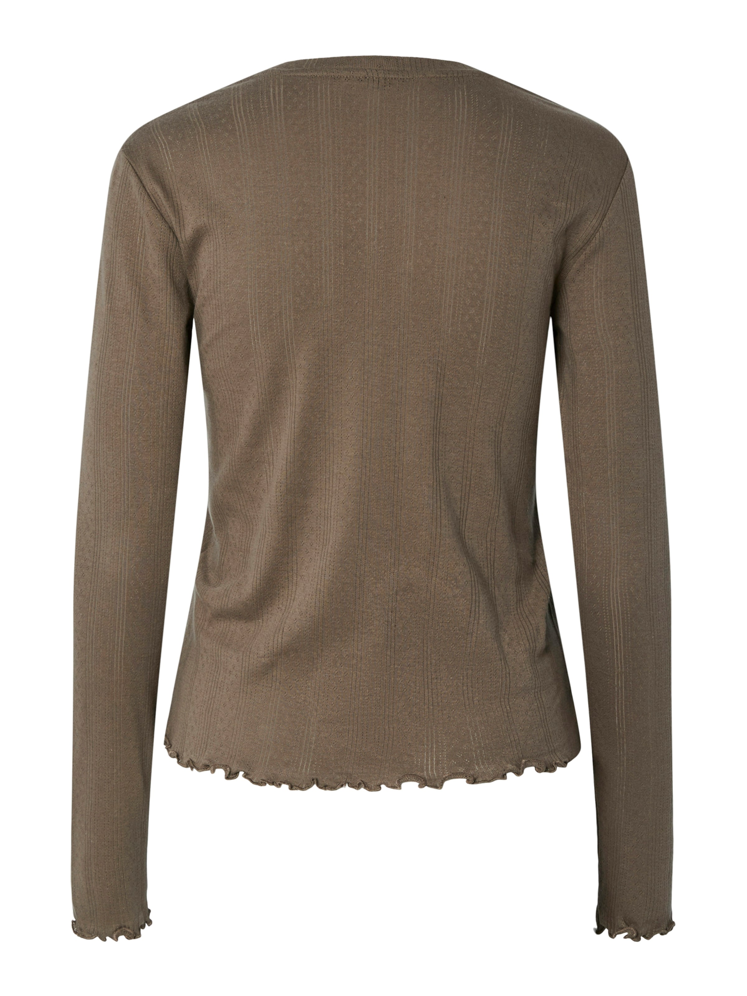 PIECES Shirt in Braun