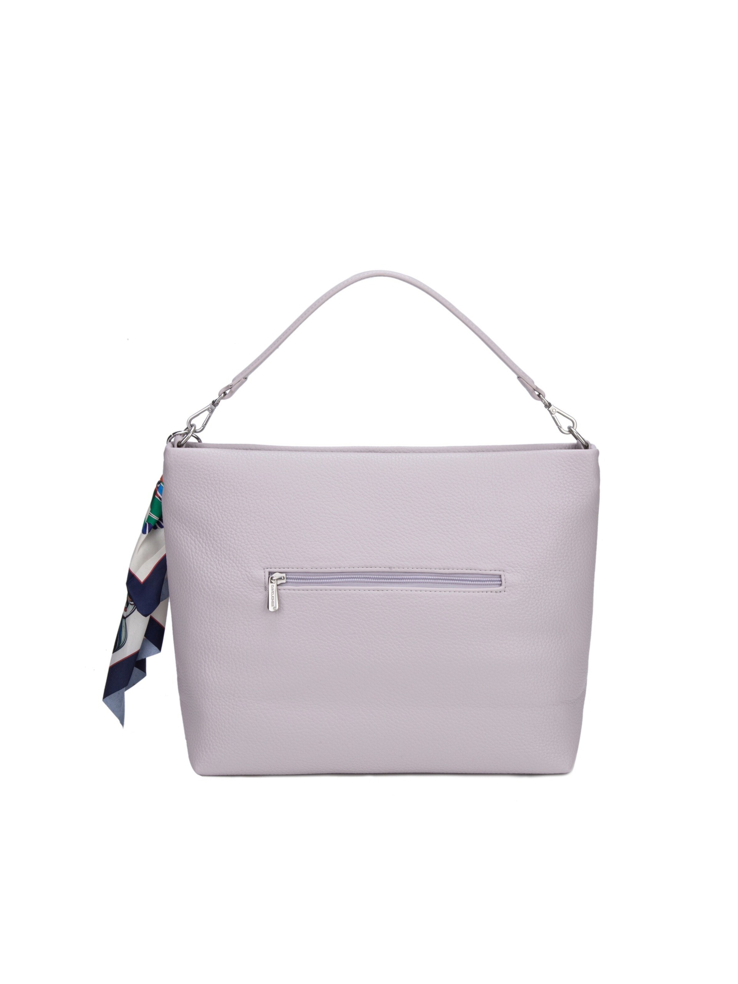 Borsa a spalla 'Borsa Hobo David Jones con Foulard Multicolore e Charm' di David Jones in lilla
