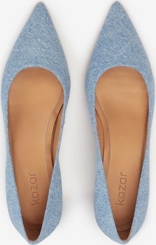 Kazar - Zapatos con plataforma en azul