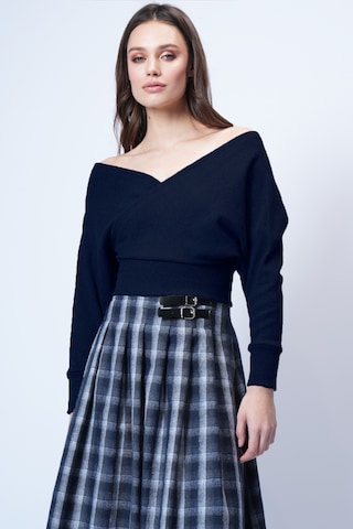 Trend Alaçatı Stili Sweter w kolorze niebieski: przód