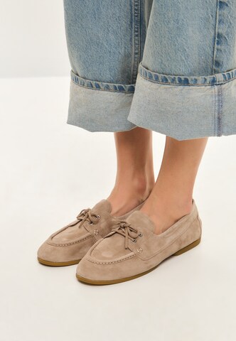 Mocassin CESARE GASPARI en beige