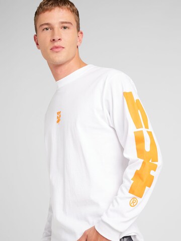 HUF - Camisa 'MEGABLAST' em branco