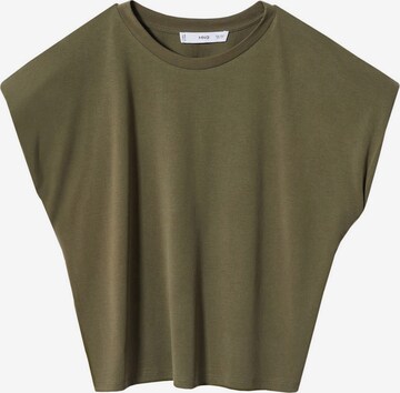 MANGO Shirt 'JADE' in Groen: voorkant