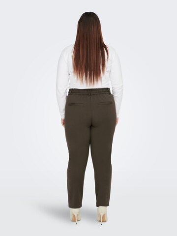 Effilé Pantalon ONLY Carmakoma en marron