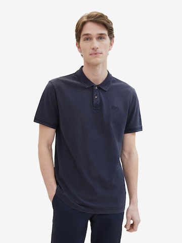 TOM TAILOR Poloshirt in Blau: predná strana