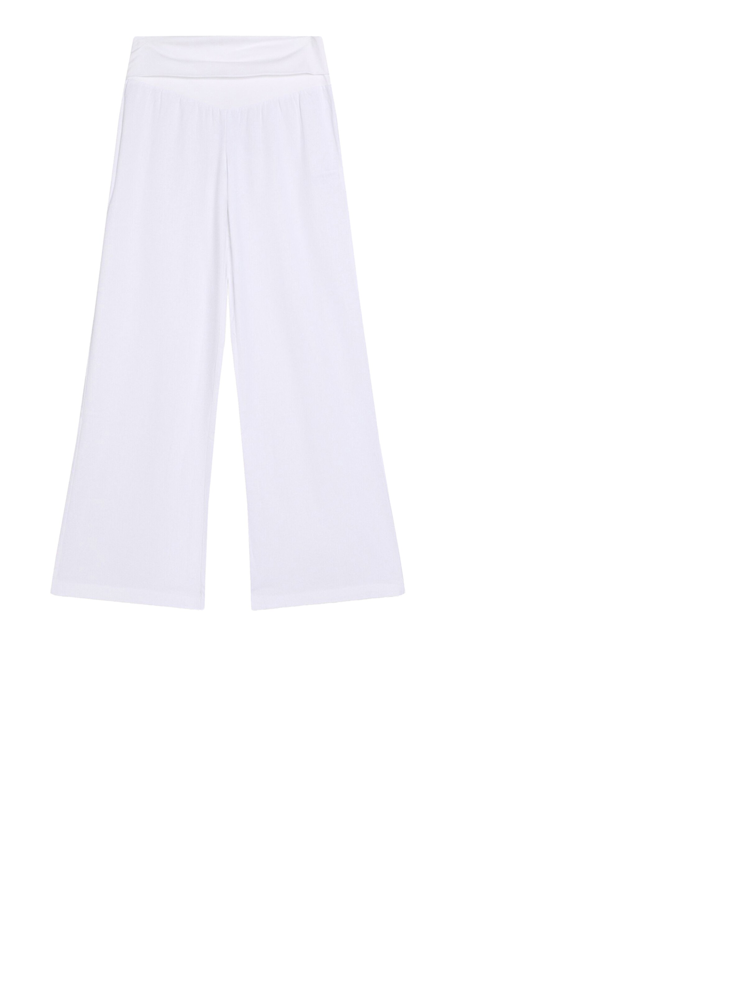 Bershka Hlače | bela barva, Prikaz izdelka