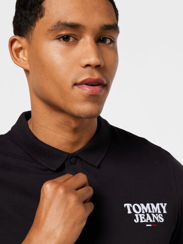 Tommy Jeans Poloshirt in Schwarz