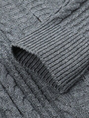 Youthup Knit Cardigan in Grey