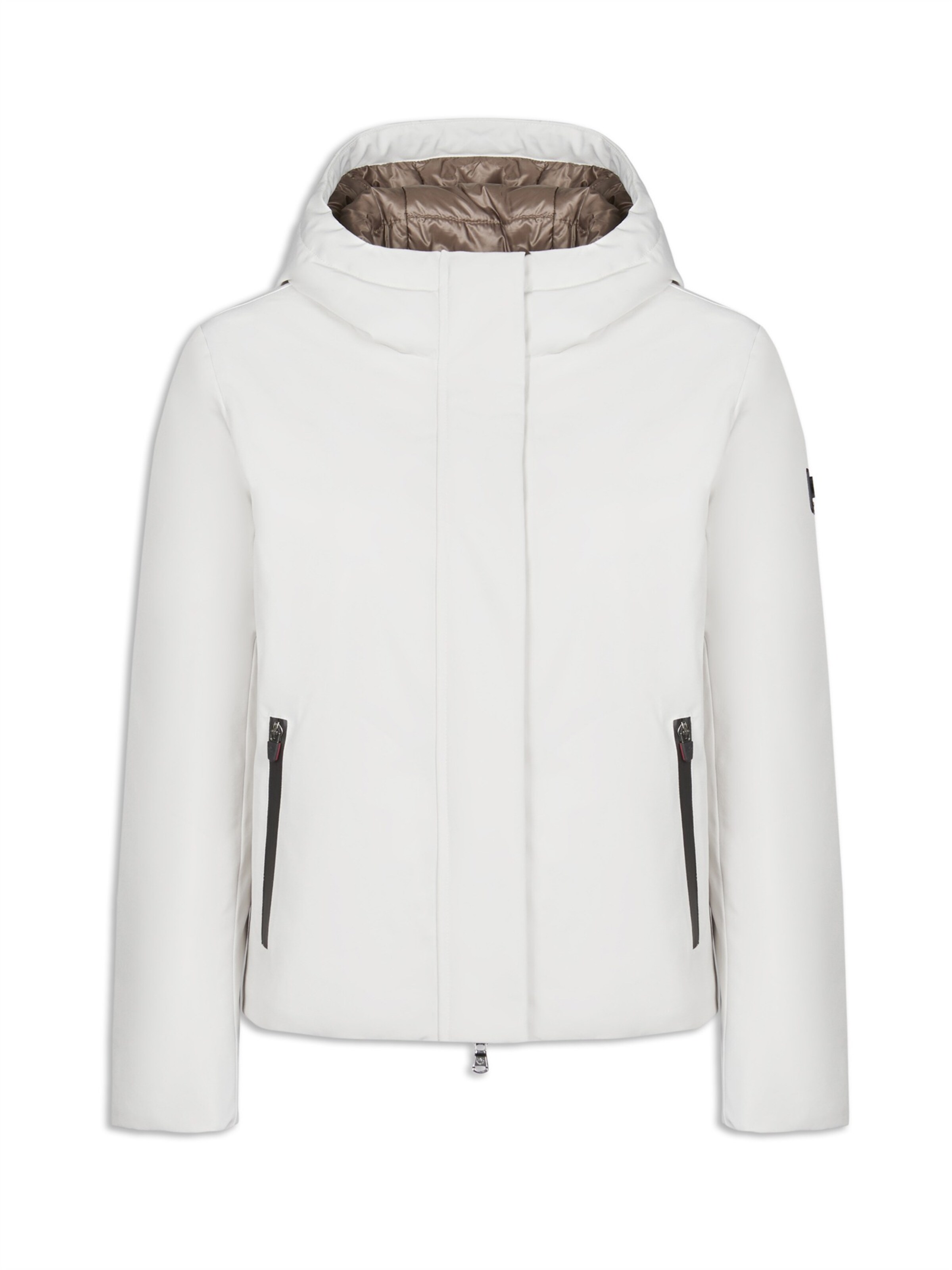 Canadian Classics Zimní bunda ' SOFT ZIP ' – bílá: přední strana