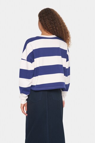 SAINT TROPEZ Sweatshirt i blå