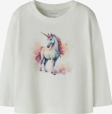 NAME IT Bluser & t-shirts 'NMFVOTEA' i hvid: forside