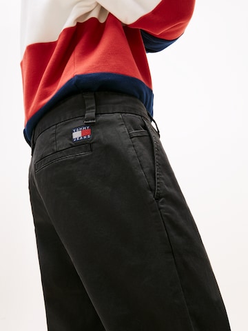Tommy Jeans Regular Chinobyxa 'SCANTON' i svart