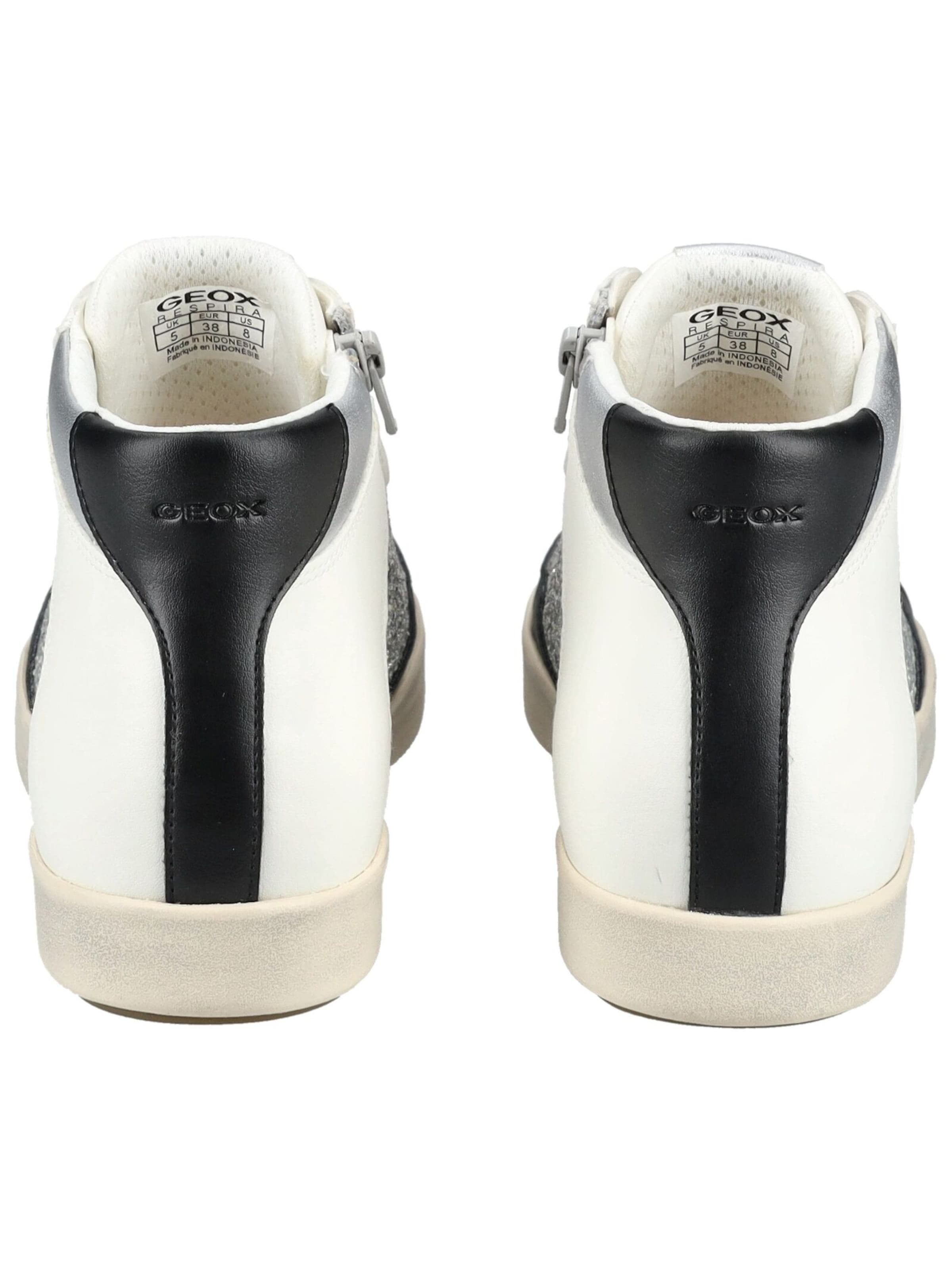 Sneaker alta di GEOX in argento