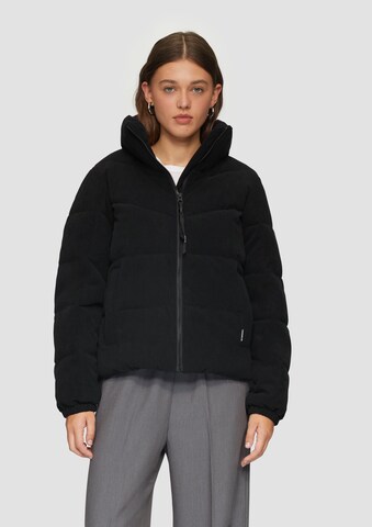 QS Übergangsjacke in Schwarz: Vorderseite