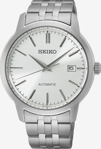 Montre à affichage analogique SEIKO en argent : devant