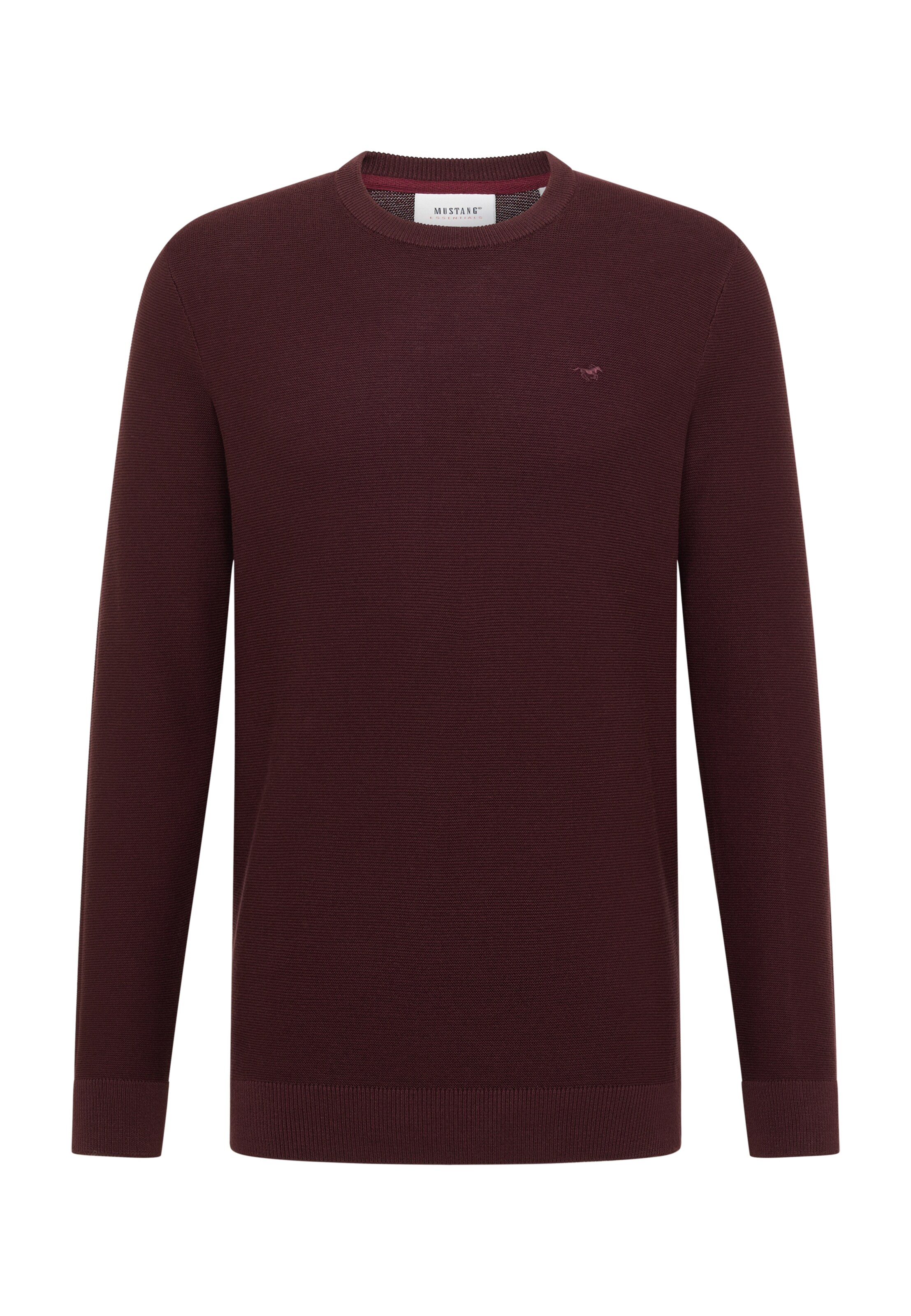 MUSTANG Pullover 'Elliot' in Braun: Vorderseite
