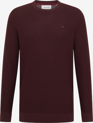 MUSTANG Pullover 'Elliot' in Braun: Vorderseite
