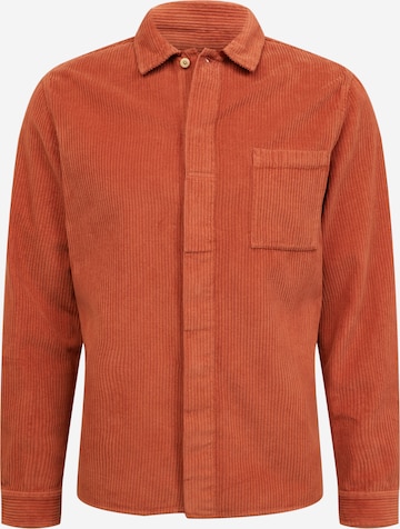 Folk Button Up Shirt in Red: front