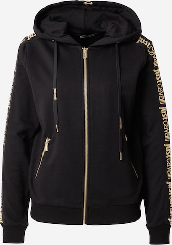 Just Cavalli Sweatjacke in Schwarz: predná strana