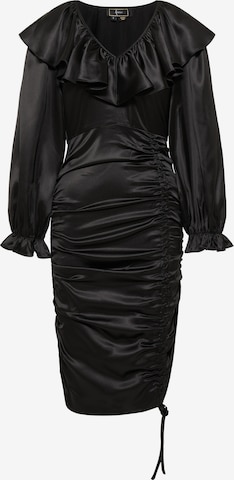 faina Cocktail Dress in Black: front