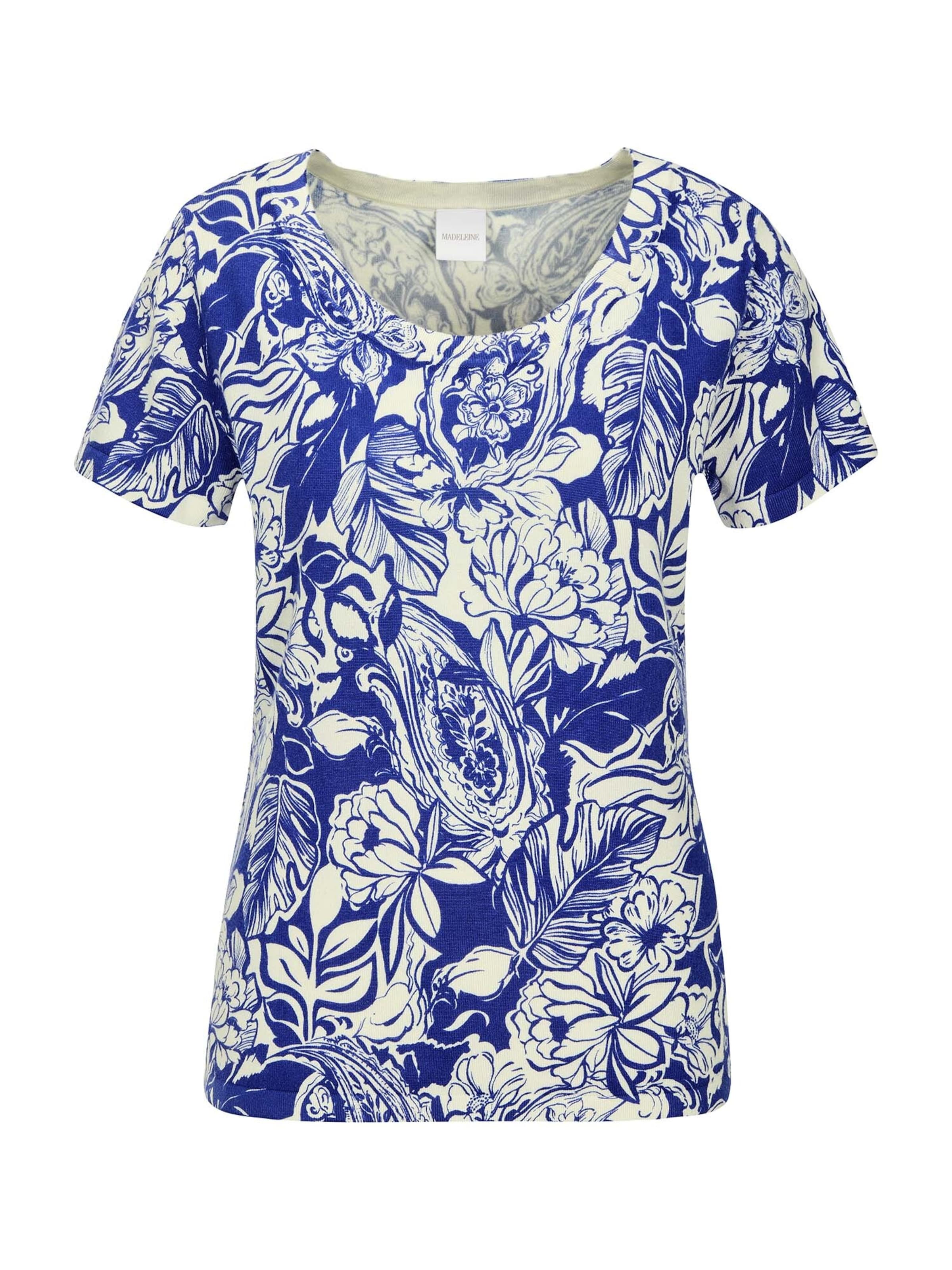 T-shirt MADELEINE en blanc : devant