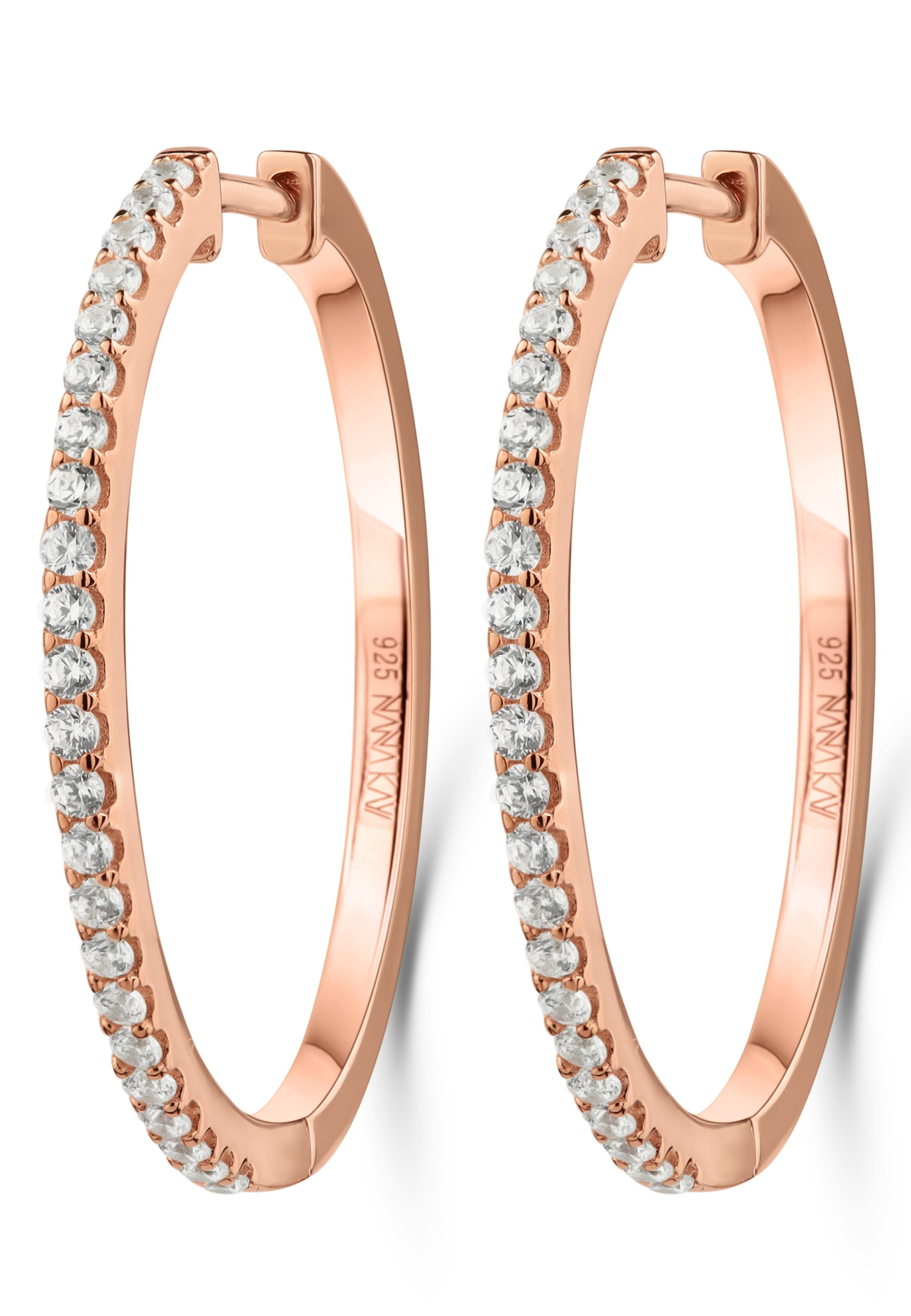 Nana Kay Creolen in Pink: Vorderseite