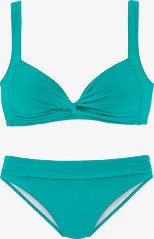 LASCANA Bikini in Blauw: voorkant