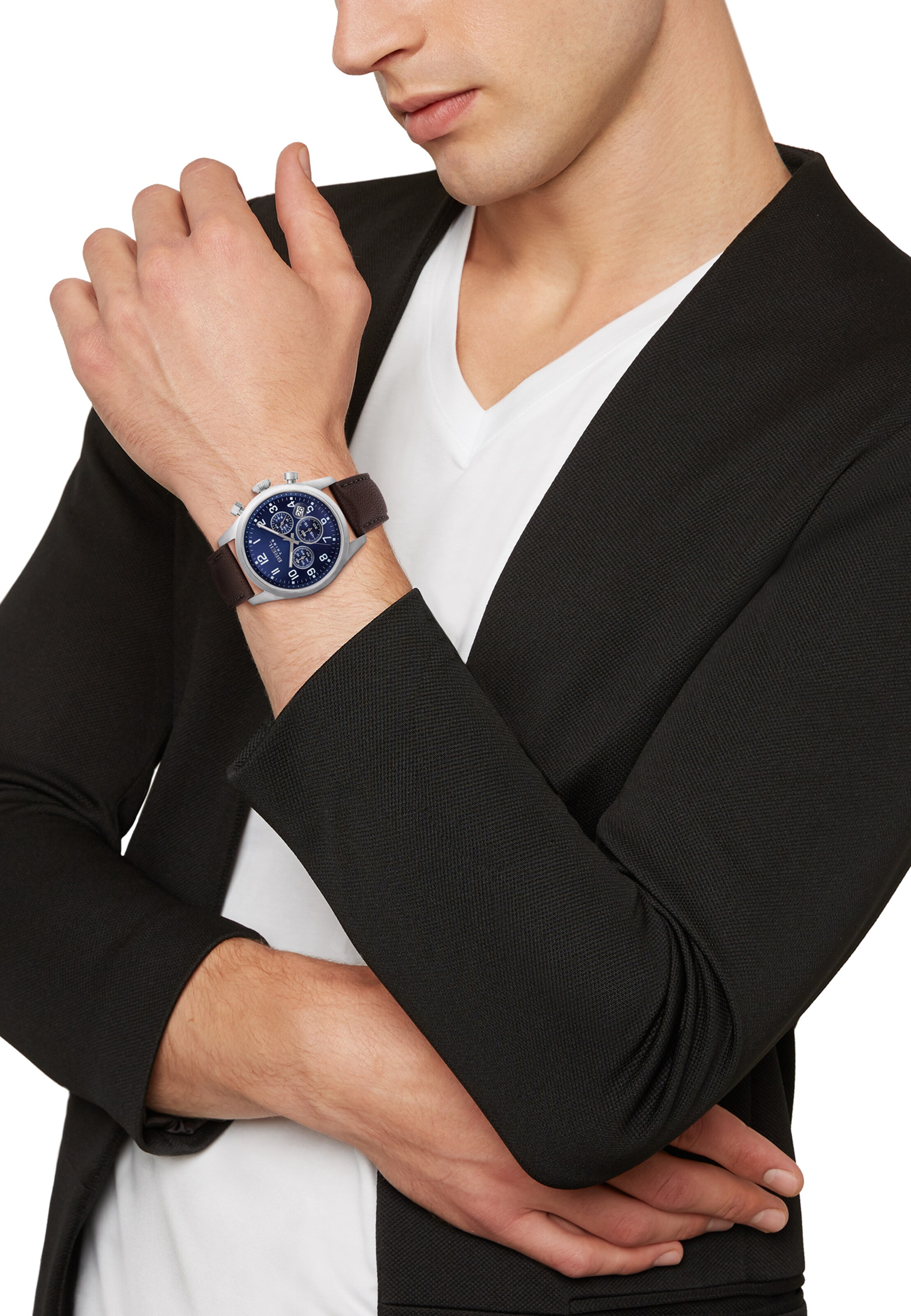 Breil Analog watch 'Classic Elegance' in Brown