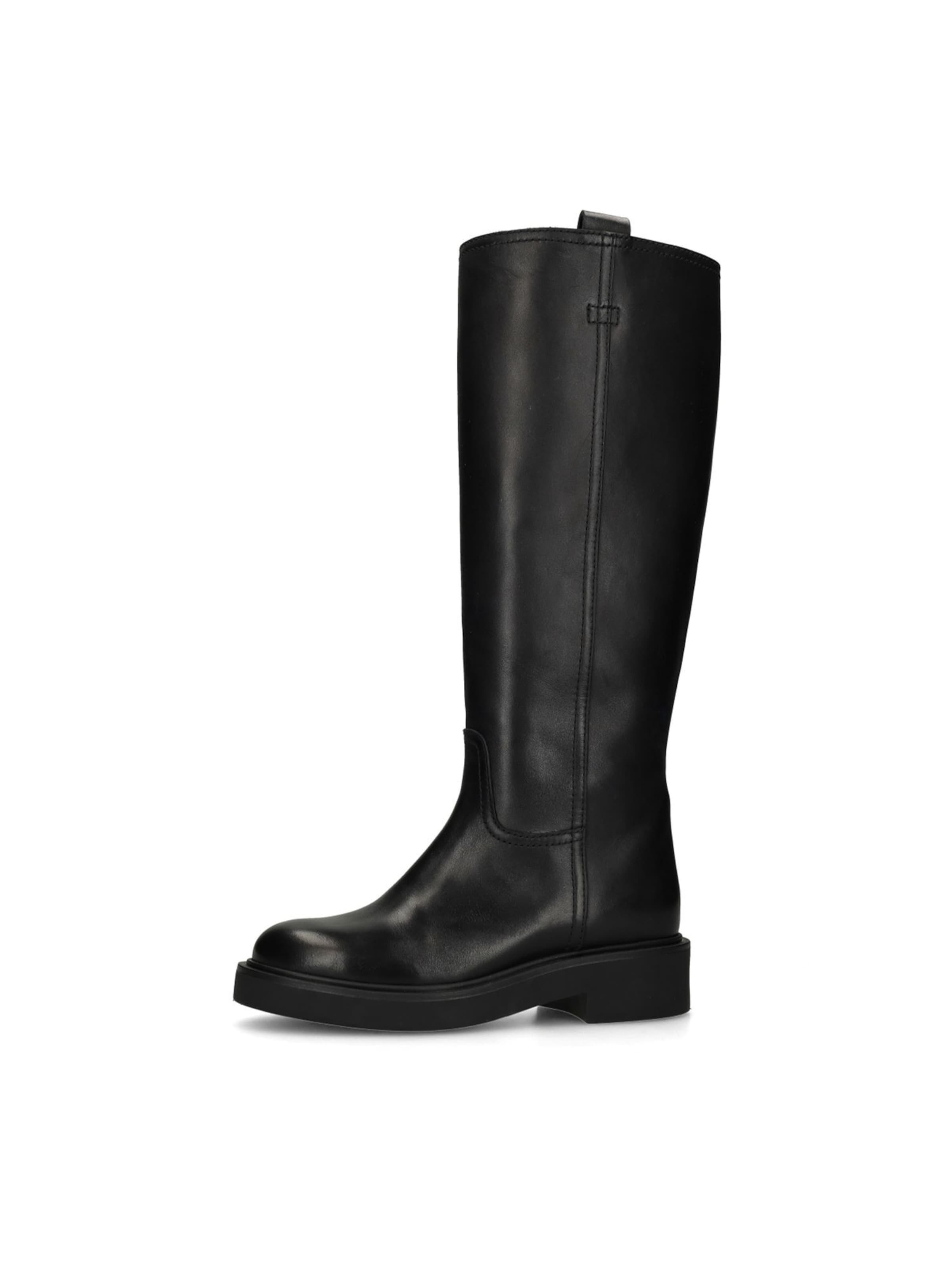 SACHA Laarzen in Zwart: voorkant