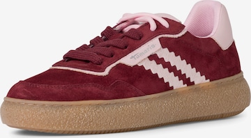 Sneaker low de la Tamaris pe roșu: față