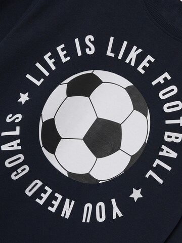 NAME IT Sweatshirt 'Fußball' in Blau