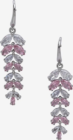 Boucles d'oreilles AVANT-GARDE PARIS en rose : devant