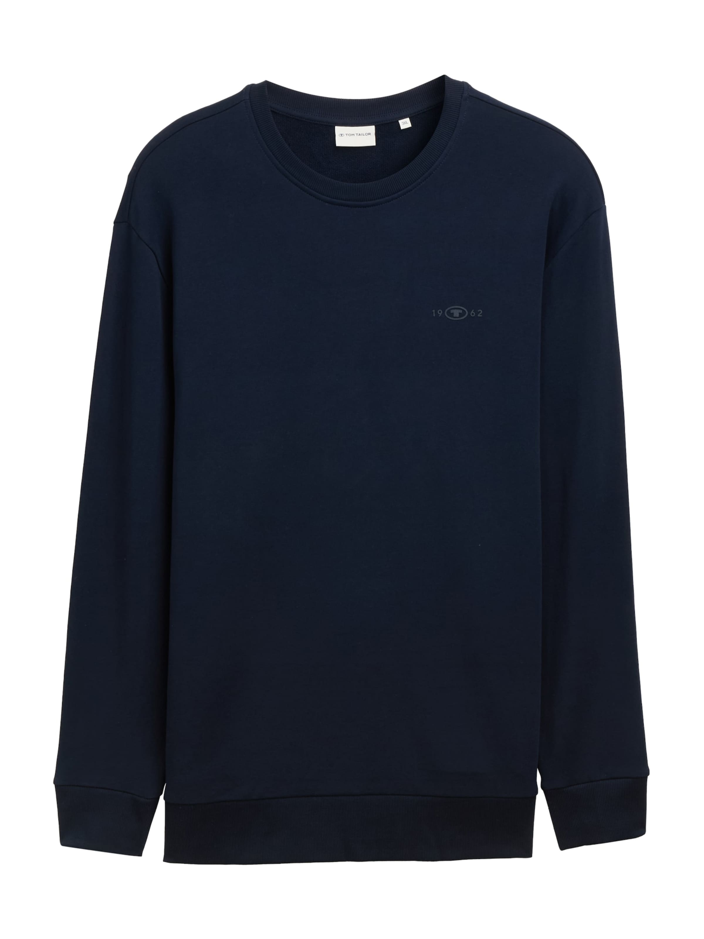 TOM TAILOR Men + Sweatshirt in Blauw: voorkant