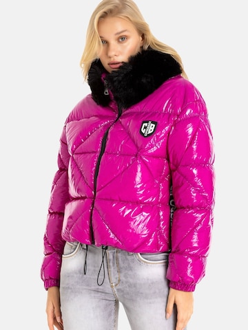 CIPO & BAXX Winterjacke in Lila