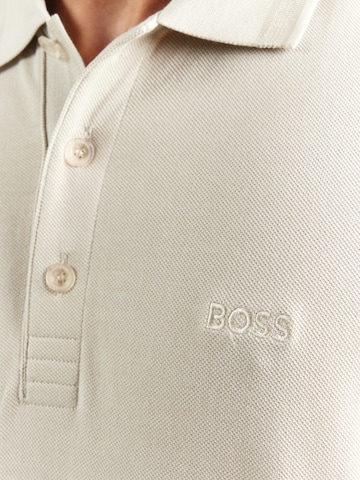 BOSS Poloshirt 'Plisy' in Beige