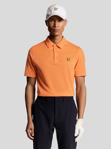 Lyle & Scott Shirt 'Golf Tour' in Oranje: voorkant