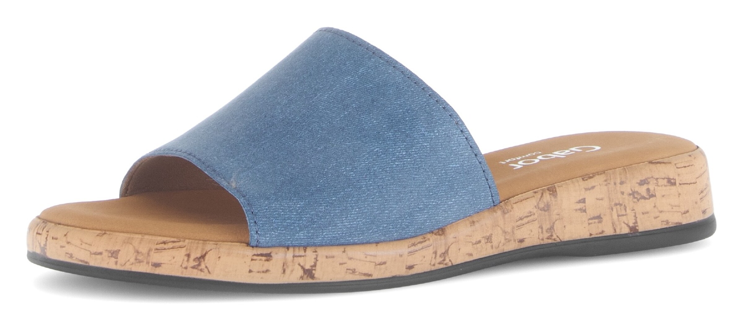 GABOR Mules in Blue: front