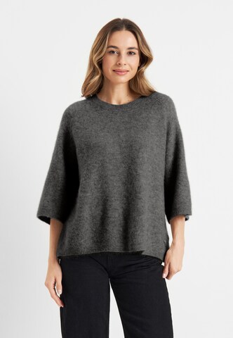 Frieda & Freddies NY Pullover in Grau: Vorderseite