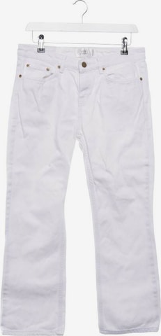 Victoria Beckham Hose S in Weiß: predná strana