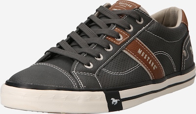 MUSTANG Sneakers laag in de kleur Bruin / Donkergrijs, Productweergave