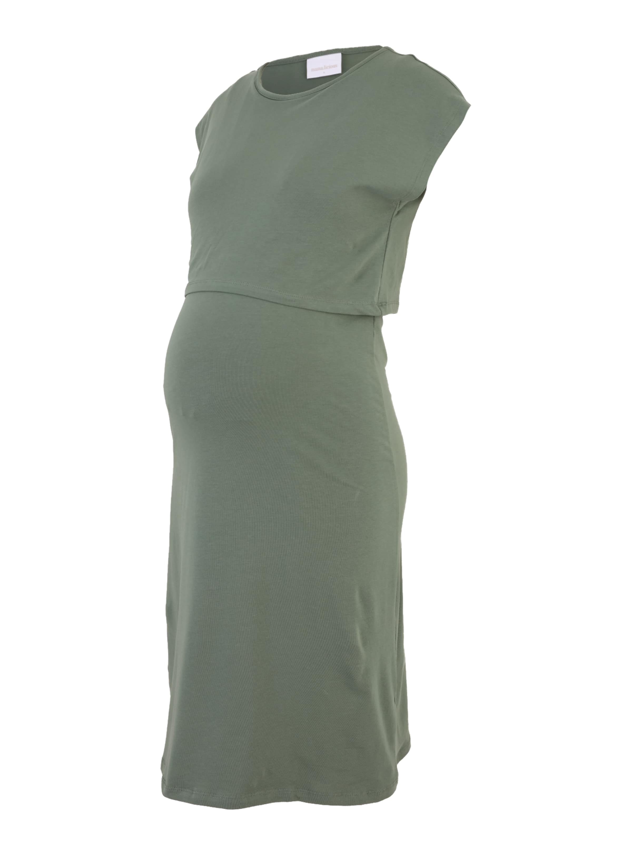 MAMALICIOUS Dress 'MLSKYE JUNE' in Green: front